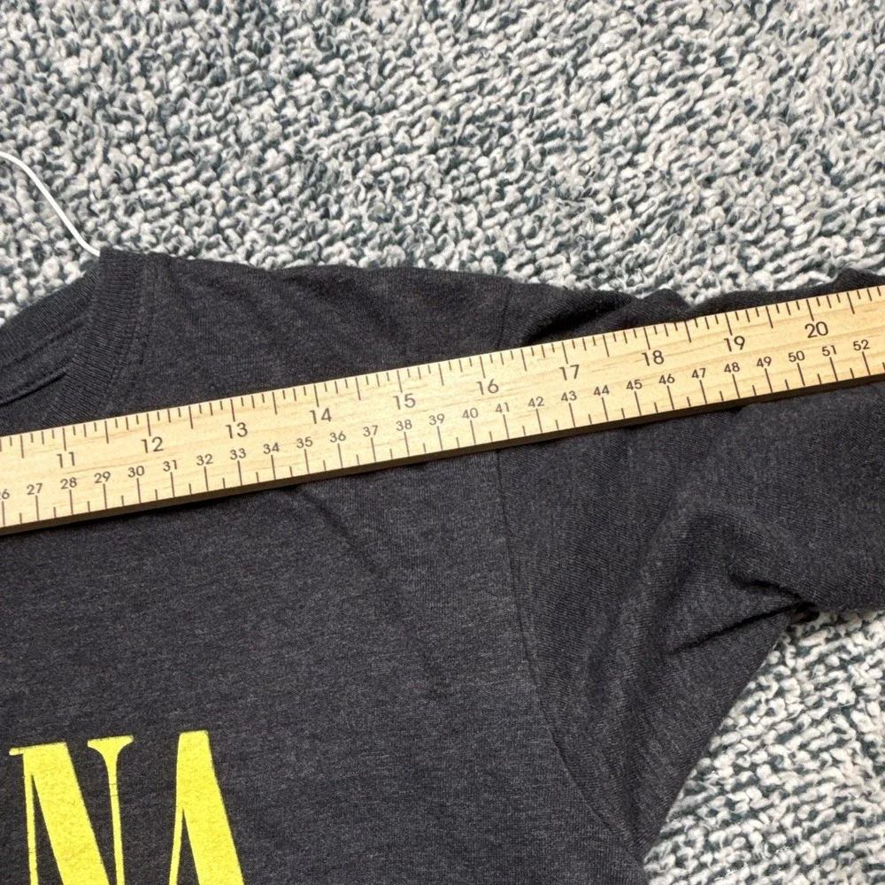Vtg Nirvana Black Spiral Graphic T-Shirt Smiley Face Logo Short Sleeve Size S